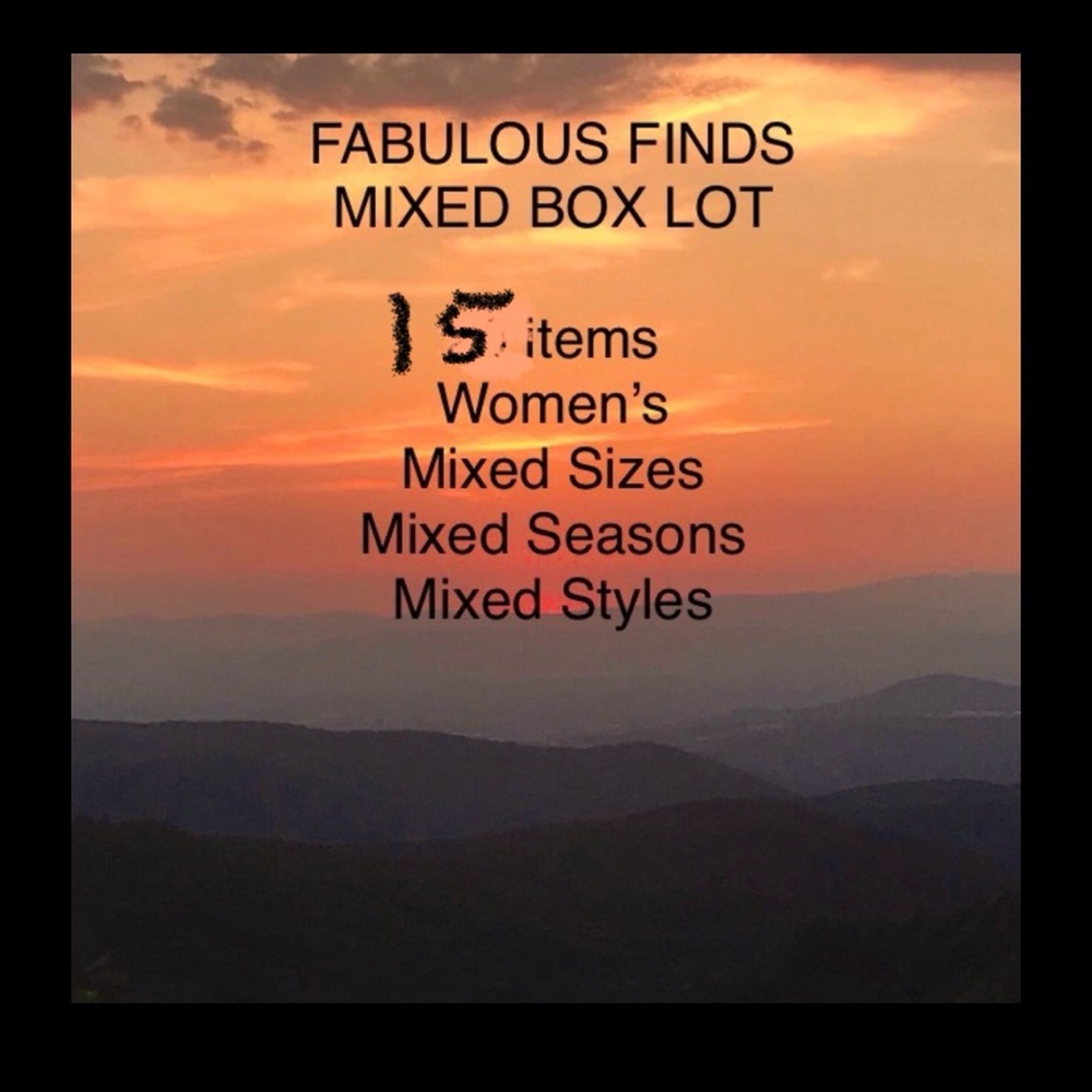 15 ITEMS MIX BOX - Fabulousness..!!